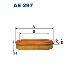 Filtron AE 297 - vzduchovy filtr